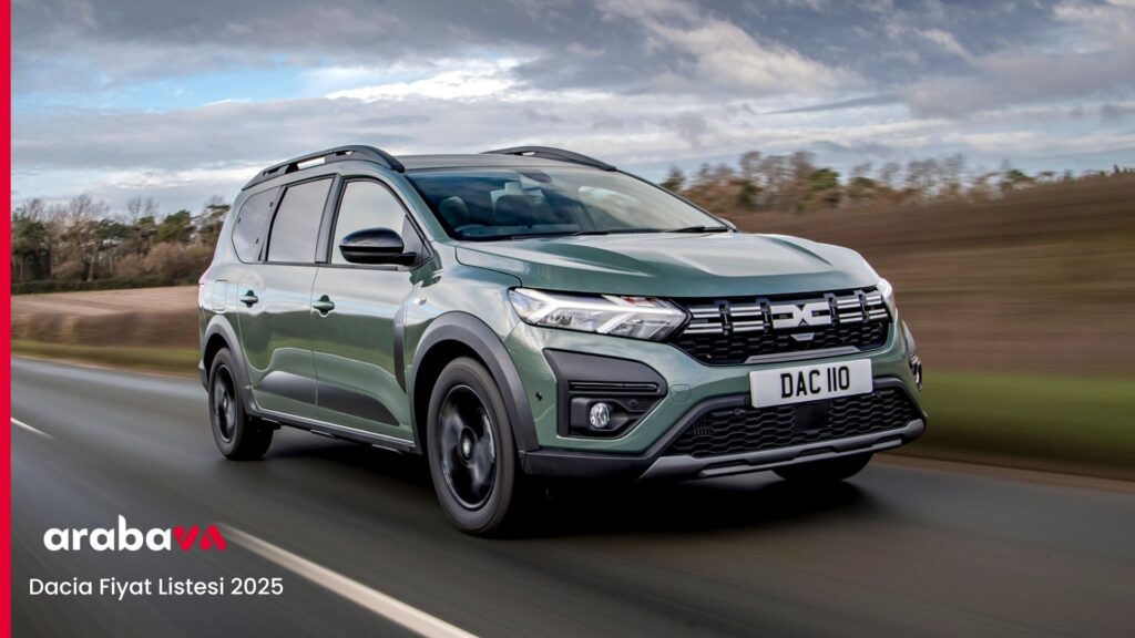 Dacia Fiyat Listesi 2025 Ocak