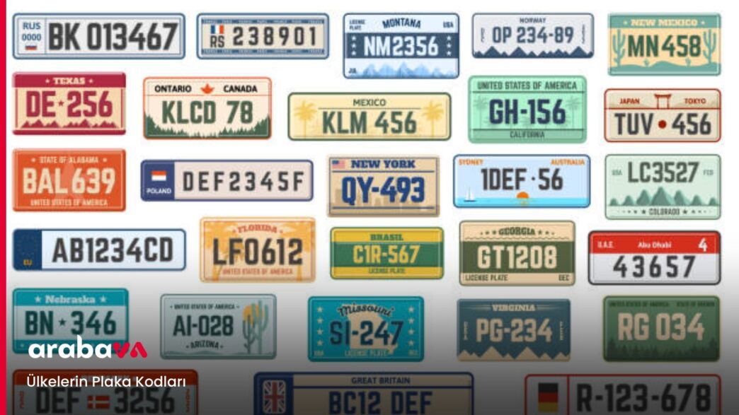 Ülkelerin Plaka Kodları